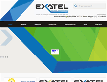 Tablet Screenshot of exatel.com.br
