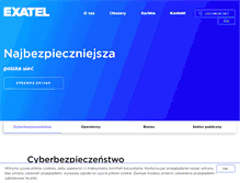 Tablet Screenshot of exatel.pl